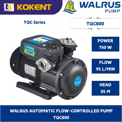 WALRUS AUTOMATIC FLOW-CONTROLLED PUMP  TQC800