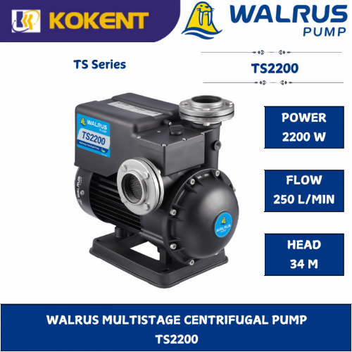 WALRUS MULTISTAGE CENTRIFUGAL PUMP  TS2200