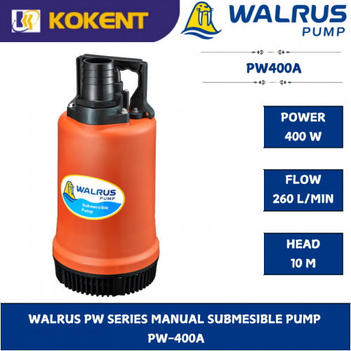 WALRUS PW SERIES MANUAL SUBMESIBLE PUMP   PW-400A