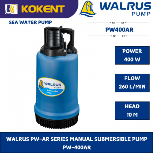 WALRUS PW-AR SERIES MANUAL SUBMERSIBLE PUMP  PW-400AR