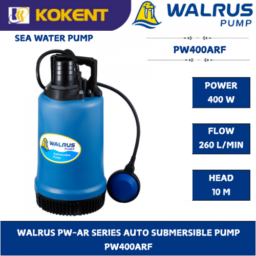 WALRUS PW-AR SERIES AUTO SUBMERSIBLE PUMP   PW400ARF