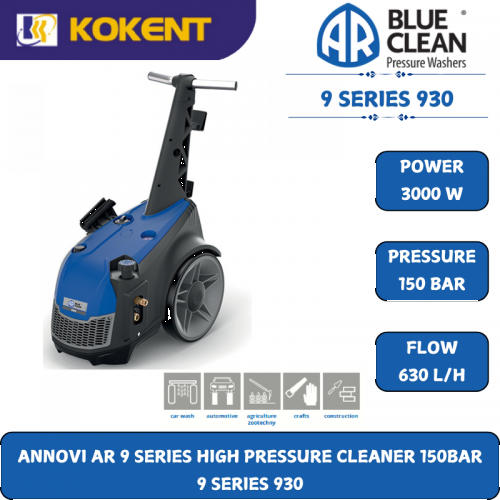 ANNOVI AR 9 SERIES HIGH PRESSURE CLEANER 150BAR  9 SERIES 930