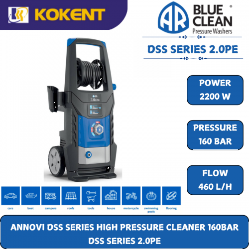 ANNOVI DSS SERIES HIGH PRESSURE CLEANER 160BAR  DSS SERIES 2.0PE