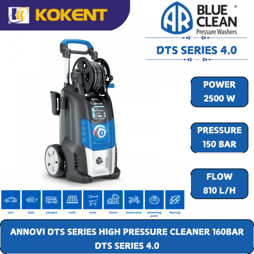 ANNOVI DTS SERIES HIGH PRESSURE CLEANER 160BAR  DSS SERIES 4.0
