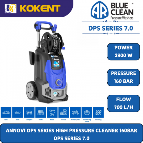 ANNOVI DPS SERIES HIGH PRESSURE CLEANER 160BAR  DPS SERIES 7.0