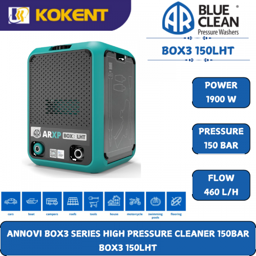 ANNOVI BOX3 SERIES HIGH PRESSURE CLEANER 150BAR  BOX3 150LHT