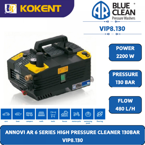 ANNOVI AR 6 SERIES HIGH PRESSURE CLEANER 130BAR  VIP8.130