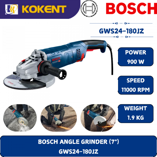 BOSCH PROFESSIONAL ANGLE GRINDER GWS24-180JZ (7
